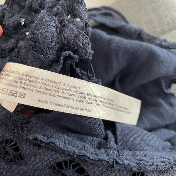 Free People lace bralette Adella navy - Picture 7 of 7